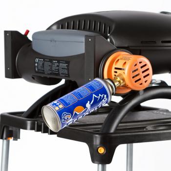 40 899 р. Гриль газовый O-GRILL 500MT bicolor черный-серебро, с термометром (в комплекте адаптер тип А)  500mt_silver  с доставкой в г. Майкоп. Увеличить фотографию 9
