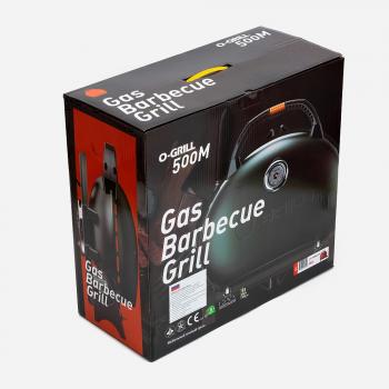 40 899 р. Гриль газовый O-GRILL 500MT bicolor черный-серебро, с термометром (в комплекте адаптер тип А)  500mt_silver  с доставкой в г. Майкоп. Увеличить фотографию 16
