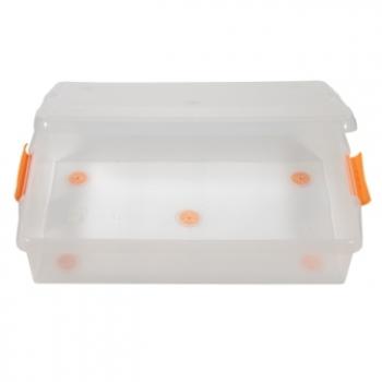 1 669 р. Короб для хранения IRIS THIN BOX 34л, прозрачный  ug-725  с доставкой в г. Майкоп. Увеличить фотографию 4