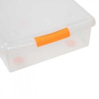 1 669 р. Короб для хранения IRIS THIN BOX 34л, прозрачный  ug-725  с доставкой в г. Майкоп. Увеличить фотографию 7