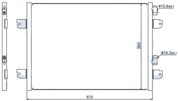 2 759 р. LOGAN (SANDERO 08-MEGANE 03-DUSTER 10-LARGUS 12-ALME 13-См ФОТО) КОНДЕНСАТОР КОНДИЦ БЕЗ ОСУШИТ. (Valeo) BODYPARTS rnlog08-931  с доставкой в г. Майкоп. Увеличить фотографию 1