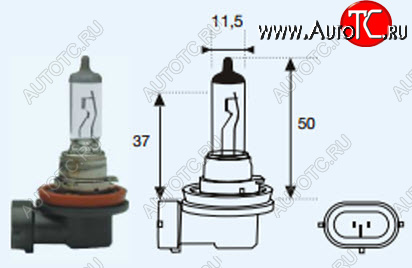 131 р. H8 (12V-35W  PGJ19-1) ЛАМПА УПАКОВКА (1 шт) BLICK BODYPARTS lp0h800-980-o  с доставкой в г. Майкоп