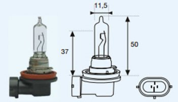 146 р. H9 (12V-65W  PGJ19-5) ЛАМПА УПАКОВКА (1 шт) BLICK BODYPARTS lp0h900-980-o  с доставкой в г. Майкоп. Увеличить фотографию 1