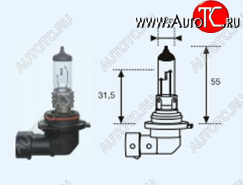 64 р. HB4 (12V-55W  P22D) ЛАМПА УПАКОВКА (1 шт) BLICK BODYPARTS lphb400-981-o  с доставкой в г. Майкоп