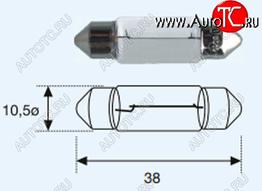 22 р. SV8 (САЛОНА SV8.5 (10 x 37mm) 24V-5W) ЛАМПА УПАКОВКА (10 шт) BLICK BODYPARTS lpsv800-981-t  с доставкой в г. Майкоп