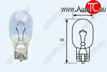 22 р. T15 (T15 12V-16W  W2.1x9.5d) ЛАМПА УПАКОВКА (10 шт) BLICK BODYPARTS lpt1500-980-t  с доставкой в г. Майкоп