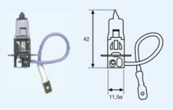 16 р. H3 (24V-70W  PK22S) ЛАМПА УПАКОВКА (1 шт) BLICK BODYPARTS lp0h300-981-o  с доставкой в г. Майкоп. Увеличить фотографию 1