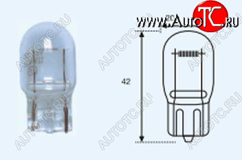 110 р. T20 (T20 12V-21W  W3x16d) ЛАМПА УПАКОВКА (10 шт) BLICK BODYPARTS lpt2000-980-t  с доставкой в г. Майкоп