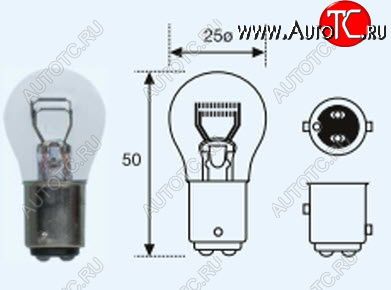 91 р. P215W (S25 24V-215W  BAY15d) ЛАМПА УПАКОВКА (10 шт) BLICK BODYPARTS lp21500-982-t  с доставкой в г. Майкоп
