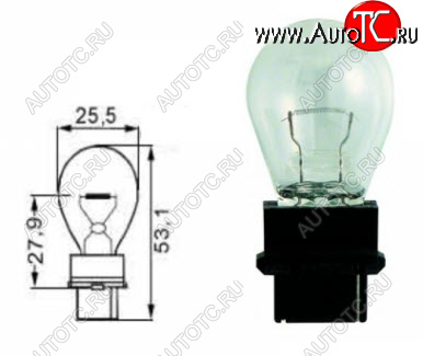 131 р. G25 (G25.5-27W  W2.5x16q) ЛАМПА УПАКОВКА (10 шт) BLICK BODYPARTS lpg2500-980-t  с доставкой в г. Майкоп