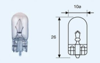 22 р. W3W (T10 24V-3W  W2.1x9.5d) ЛАМПА УПАКОВКА (10 шт) BLICK BODYPARTS lpw3w00-981-t  с доставкой в г. Майкоп. Увеличить фотографию 1