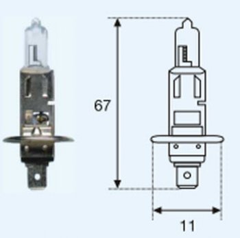 19 р. H1 (12V-55W  P14.5s) ЛАМПА УПАКОВКА (1 шт) BLICK BODYPARTS lp0h100-980-o  с доставкой в г. Майкоп. Увеличить фотографию 1