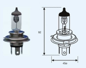 168 р. H4 (12V-60-55W  P43T) ЛАМПА УПАКОВКА (1 шт) SELUM BODYPARTS lp0h400-980-o  с доставкой в г. Майкоп. Увеличить фотографию 1