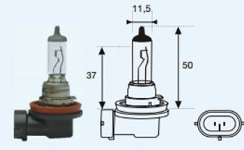 131 р. H11 (12V-55W  PG19-2) ЛАМПА УПАКОВКА (1 шт) BLICK BODYPARTS lph1100-980-o  с доставкой в г. Майкоп. Увеличить фотографию 1