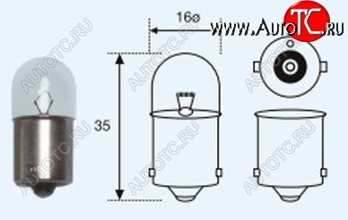 299 р. P15W (12V-15W  BA15s) ЛАМПА УПАКОВКА (10 шт) SELUM BODYPARTS lp15w00-980-t  с доставкой в г. Майкоп