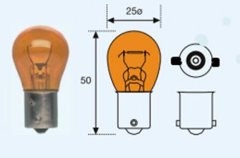 131 р. PY21W (S25 12V-21W  BA15s) ЛАМПА УПАКОВКА (10 шт) BLICK ЖЕЛТ BODYPARTS lpy2100-980y-t  с доставкой в г. Майкоп. Увеличить фотографию 1