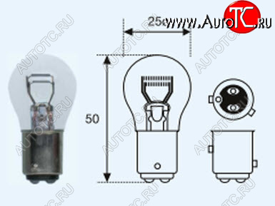 349 р. P214W (12V-214W  BAZ15d) ЛАМПА УПАКОВКА (10 шт) SELUM BODYPARTS lp21400-980-t  с доставкой в г. Майкоп