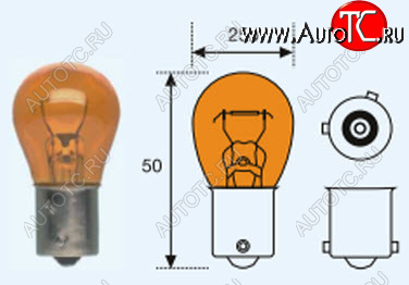 149 р. PY21W (S25 12V-21W  BAU15s) ЛАМПА УПАКОВКА (10 шт) BLICK ЖЕЛТ BODYPARTS lpy2100-981y-t  с доставкой в г. Майкоп