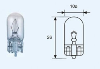 12 р. W5W (T10 12V-5W  W2.1x9.5d) ЛАМПА УПАКОВКА (10 шт) BLICK BODYPARTS lpw5w00-980-t  с доставкой в г. Майкоп. Увеличить фотографию 1