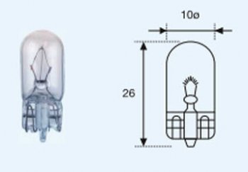 22 р. W3W (T10 12V-3W  W2.1x9.5d) ЛАМПА УПАКОВКА (10 шт) BLICK BODYPARTS lpw3w00-980-t  с доставкой в г. Майкоп. Увеличить фотографию 1