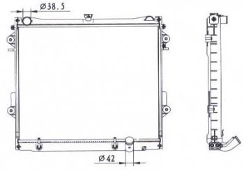 10 949 р. LANDCRUISER РАДИАТОР ОХЛАЖДЕН 4.7 AT BODYPARTS tylan08-910  с доставкой в г. Майкоп. Увеличить фотографию 1