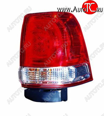 4 999 р. Правый фонарь (диодная) DEPO  Toyota Land Cruiser  200 (2007-2012) дорестайлинг  с доставкой в г. Майкоп