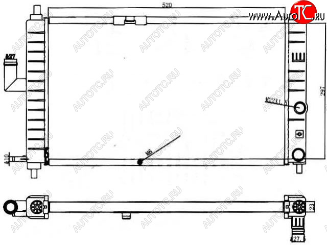 2 679 р. QQ РАДИАТОР ОХЛАЖДЕН BODYPARTS cheqq06-910  с доставкой в г. Майкоп