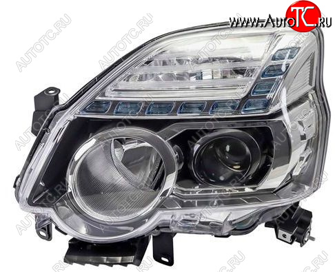 18 499 р. Левая фара (под корректор, линзован) BodyParts  Nissan X-trail  2 T31 (2010-2015) рестайлинг  с доставкой в г. Майкоп