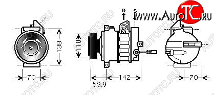29 749 р. GOLF {Jetta 05-Passat 05-Octavia 04-Touran 03-A3 03-Caddy 04-} КОМПРЕССОР КОНДИЦ (см.каталог) (AVA) AVA vwglf04-972  с доставкой в г. Майкоп