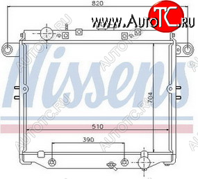 23 399 р. LANDCRUISER {2UZFE (LX470 02-)} РАДИАТОР ОХЛАЖДЕН AT 4.7 (KOYO) KOYORAD tylan98-911  с доставкой в г. Майкоп