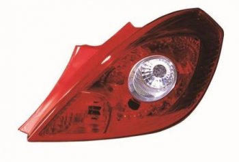 Левый фонарь DEPO Opel Corsa  D (2006-2010) дорестайлинг, хэтчбэк 3 дв.