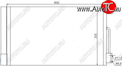 4 599 р. CORSA КОНДЕНСАТОР КОНДИЦ (см.каталог) BODYPARTS opcor06-931  с доставкой в г. Майкоп