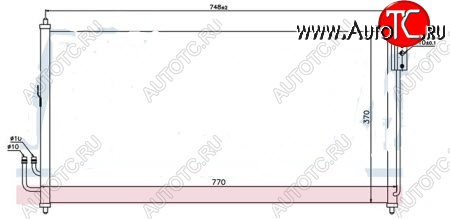 3 499 р. MURANO КОНДЕНСАТОР КОНДИЦ BODYPARTS nnmur03-930  с доставкой в г. Майкоп