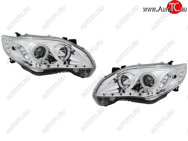 33 899 р. COROLLA ФАРА Л+П (КОМПЛЕКТ) (СЕДАН) ТЮНИНГ ЛИНЗОВАН (DEVIL EYES) С СВЕТЯЩ ОБОДК +- ПКОРРЕКТОР ВНУТРИ ХРОМ EAGLE EYES tycrl10-002h-n  с доставкой в г. Майкоп