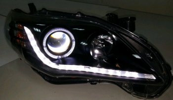 28 899 р. COROLLA ФАРА Л+П (КОМПЛЕКТ) (СЕДАН) ТЮНИНГ ЛИНЗОВАН (DEVIL EYES) С ДИОД СВЕТЯЩ ОБОДК +- ПКОРРЕКТОР ВНУТРИ ЧЕРН EAGLE EYES tycrl10-007b-n  с доставкой в г. Майкоп. Увеличить фотографию 1