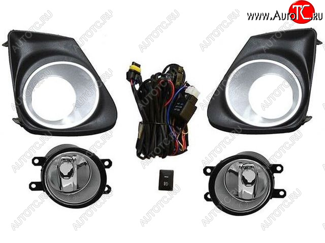 4 949 р. COROLLA ФАРА ПРОТИВОТУМ Л+П (КОМПЛЕКТ) С РЕШЕТК БАМПЕРА ХРОМ , (СЕДАН) BODYPARTS tycrl10-074-n  с доставкой в г. Майкоп