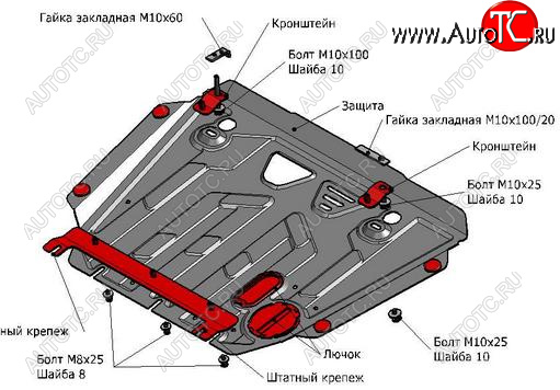 1 399 р. COROLLA ЗАЩИТА ПОДДОНА ДВИГАТЕЛЯ + КПП , С КРЕПЛЕН , 1.6 , 1.8 , СТАЛЬН BODYPARTS tycrl07-9f0  с доставкой в г. Майкоп