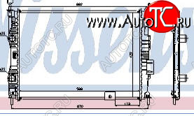 9 199 р. QASHQAI РАДИАТОР ОХЛАЖДЕН 1.6 (NISSENS) (AVA) (см.каталог) NISSENS nnqas07-911  с доставкой в г. Майкоп