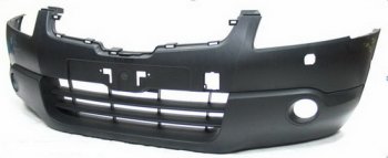 7 599 р. QASHQAI БАМПЕР ПЕРЕДН С ОТВ ПОМЫВАТ ФАР (Тайвань) ЧЕРН TYG nnqas07-160b  с доставкой в г. Майкоп. Увеличить фотографию 1