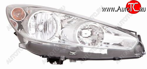 10 549 р. Правая фара (c электрокорректором) DEPO  Peugeot 308  T7 (2011-2014) хэтчбэк 5 дв. рестайлинг  с доставкой в г. Майкоп