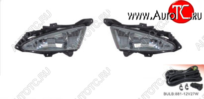 4 549 р. ELANTRA ФАРА ПРОТИВОТУМ Л+П (КОМПЛЕКТ) С ПРОВОДК , КНОПКОЙ DLAA hnela07-072-n  с доставкой в г. Майкоп