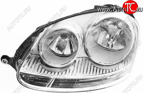 9 249 р. Левая фара (c электрокорректором) DEPO Volkswagen Jetta A5 седан (2005-2011)  с доставкой в г. Майкоп