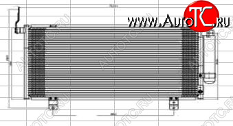 4 299 р. GALANT КОНДЕНСАТОР КОНДИЦ BODYPARTS mbgal04-930  с доставкой в г. Майкоп
