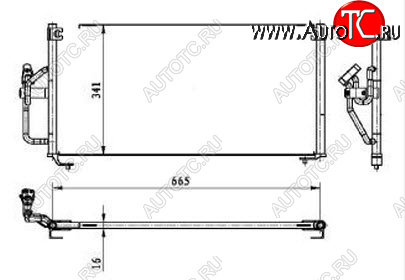 3 599 р. GALANT КОНДЕНСАТОР КОНДИЦ (USA) BODYPARTS mbgal97-931  с доставкой в г. Майкоп