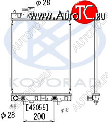 6 649 р. CUBE РАДИАТОР ОХЛАЖДЕН вариатор (CVT) (KOYO) KOYORAD nncub98-911  с доставкой в г. Майкоп
