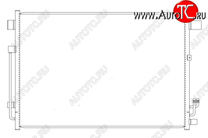 4 599 р. MURANO КОНДЕНСАТОР КОНДИЦ BODYPARTS nnmur08-931  с доставкой в г. Майкоп