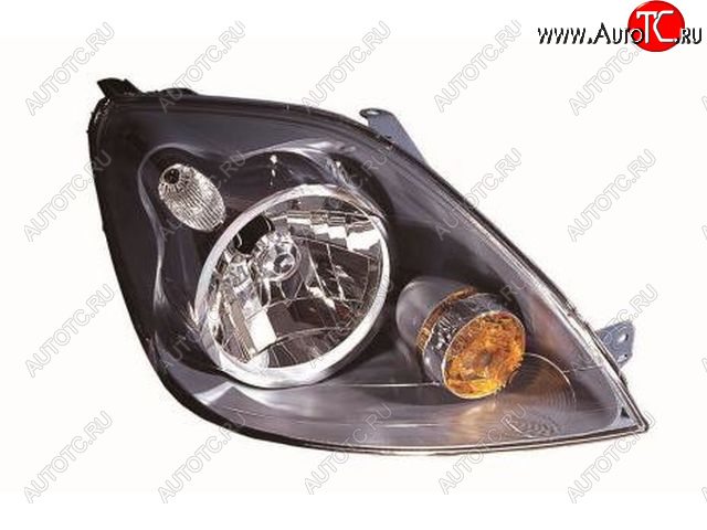 8 249 р. Правая фара (c электрокорректором) DEPO Ford Fiesta 5 хэтчбэк 5 дв. рестайлинг (2005-2008)  с доставкой в г. Майкоп