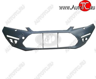 8 899 р. MONDEO {с DRL (дневн. ходов огни)} БАМПЕР ПЕРЕДН С ОТВ ПОМЫВАТ ФАР БЕЗ ОТВ ПДАТЧ ГРУНТ (Тайвань) API fdmon11-162  с доставкой в г. Майкоп