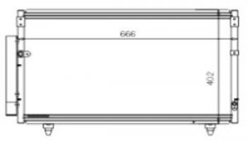 4 399 р. WISH КОНДЕНСАТОР КОНДИЦ BODYPARTS tywis03-930  с доставкой в г. Майкоп. Увеличить фотографию 1