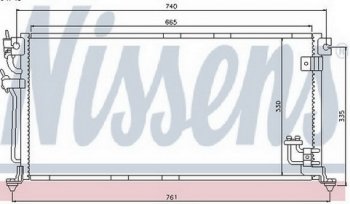3 899 р. LANCER КОНДЕНСАТОР КОНДИЦ BODYPARTS mblan04-930  с доставкой в г. Майкоп. Увеличить фотографию 1